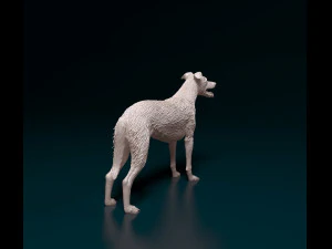 Greyhound wirehired 3D Print Model