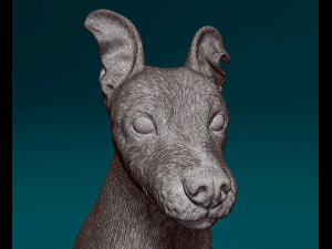 Miniature Pinscher Modello di stampa 3D