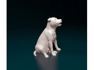 Staffordshire Bullterrier 08 3D Print Model