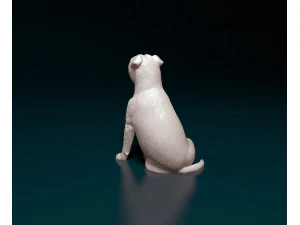 Staffordshire Bullterrier 08 3D Print Model