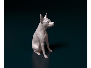 Toy terrier 3D Print Model