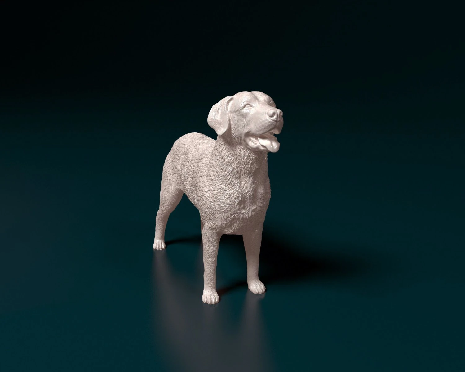 Chesapeake Bay Retriever 3D Print Model .c4d .max .obj .3ds .fbx .stl .blend 