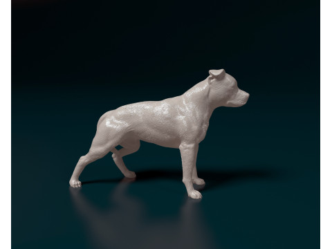American Pitbull Modelo de Impressão 3D