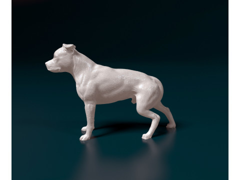 American Pitbull Modelo de Impressão 3D