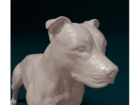 American Pitbull Modelo de Impressão 3D