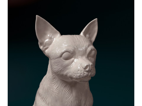 Chihuahua Pinscher Modelo de Impressão 3D