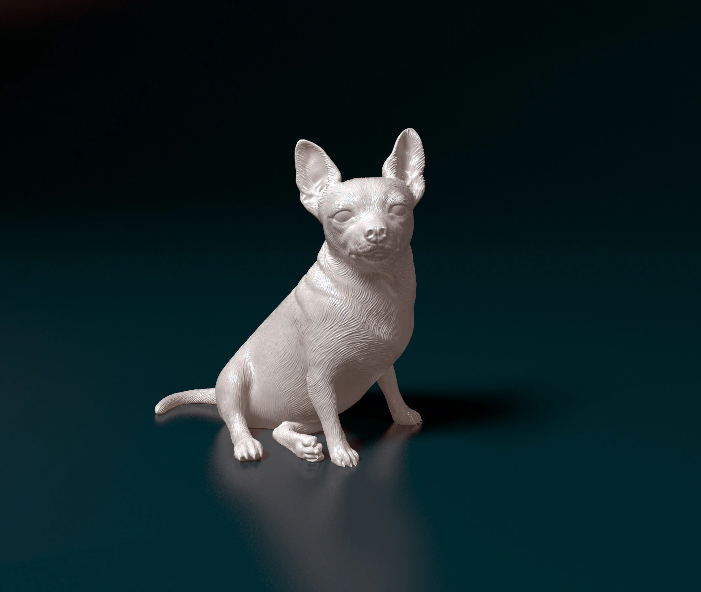 Chihuahua 3D Print Model .c4d .max .obj .3ds .fbx .stl .blend