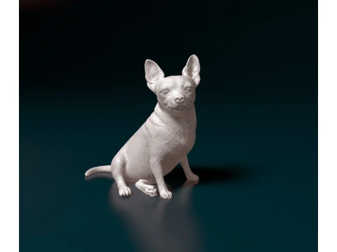 Чихуахуа 3D Принт Модель