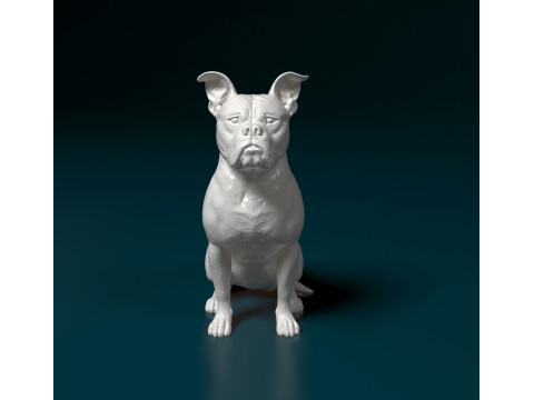 English Bulldog 3D प्रिंट मॉडल