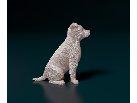 Jack Russell terrier Modello di stampa 3D