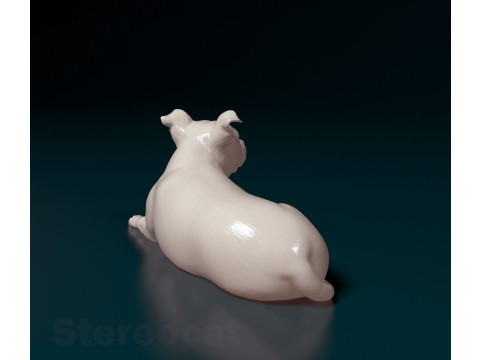 Staffordshire Bullterrier 3D Print Model