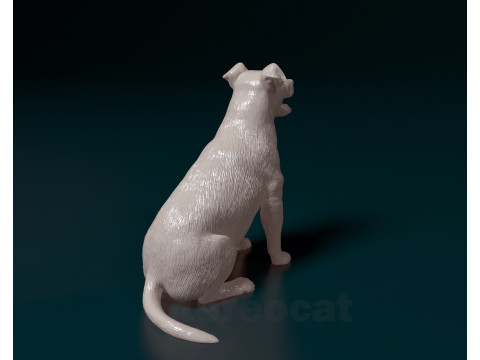 Mixed breed dog 3D-Druckmodell