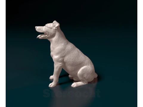 混种狗 3D 打印模型