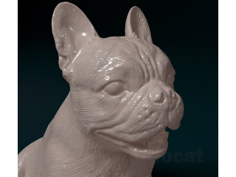French Bulldog Modelo de Impressão 3D