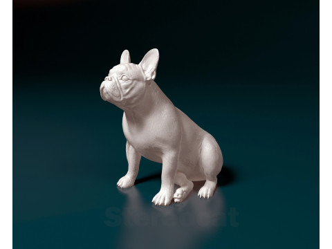 French Bulldog 014 Modelo de Impressão 3D