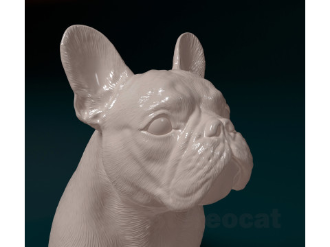 French Bulldog 014 Modelo de Impressão 3D