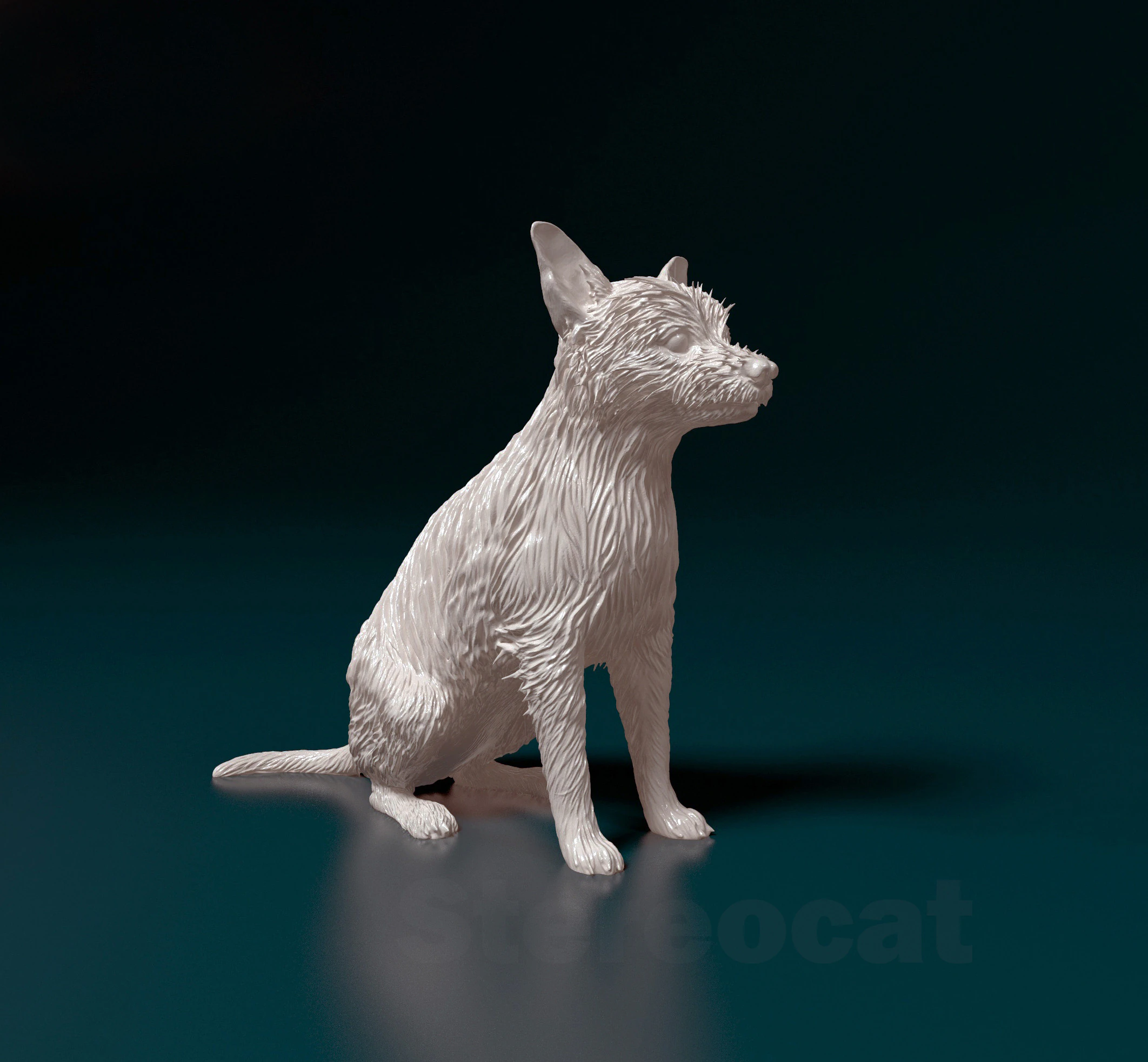 Chihuahua mix dog 3D Print Model .c4d .max .obj .3ds .fbx .stl .blend