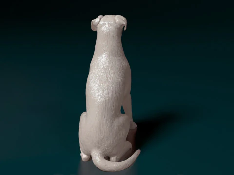 Boxer dog 3D Print Model