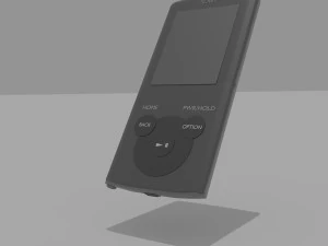 소니 워크맨 NWZ E384 3D 모델