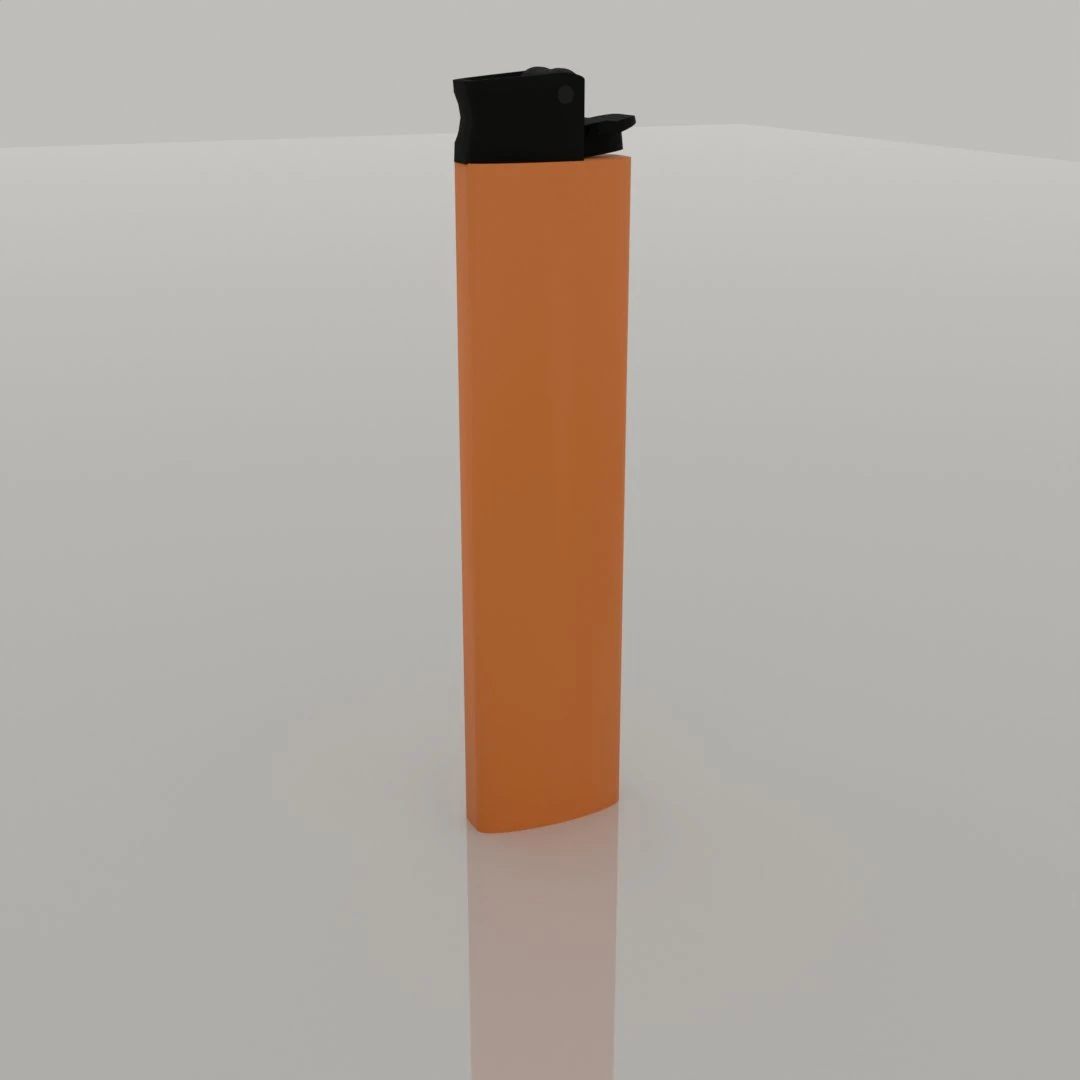 Lighter 3D Model .c4d .max .obj .3ds .fbx .stl .blend 