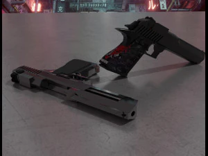 데저트 이글 데모 3D 모델