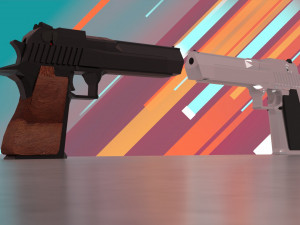 Desert Eagle demo Modello 3D