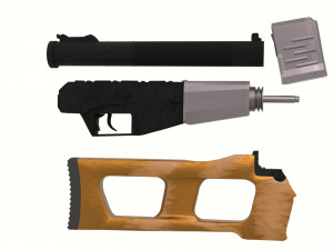Vss Vintorez 3D Model