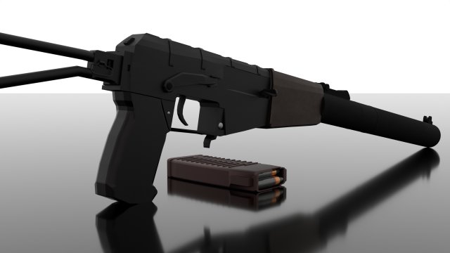 AS VAL 3D 모델 .c4d .max .obj .3ds .fbx .stl .blend 