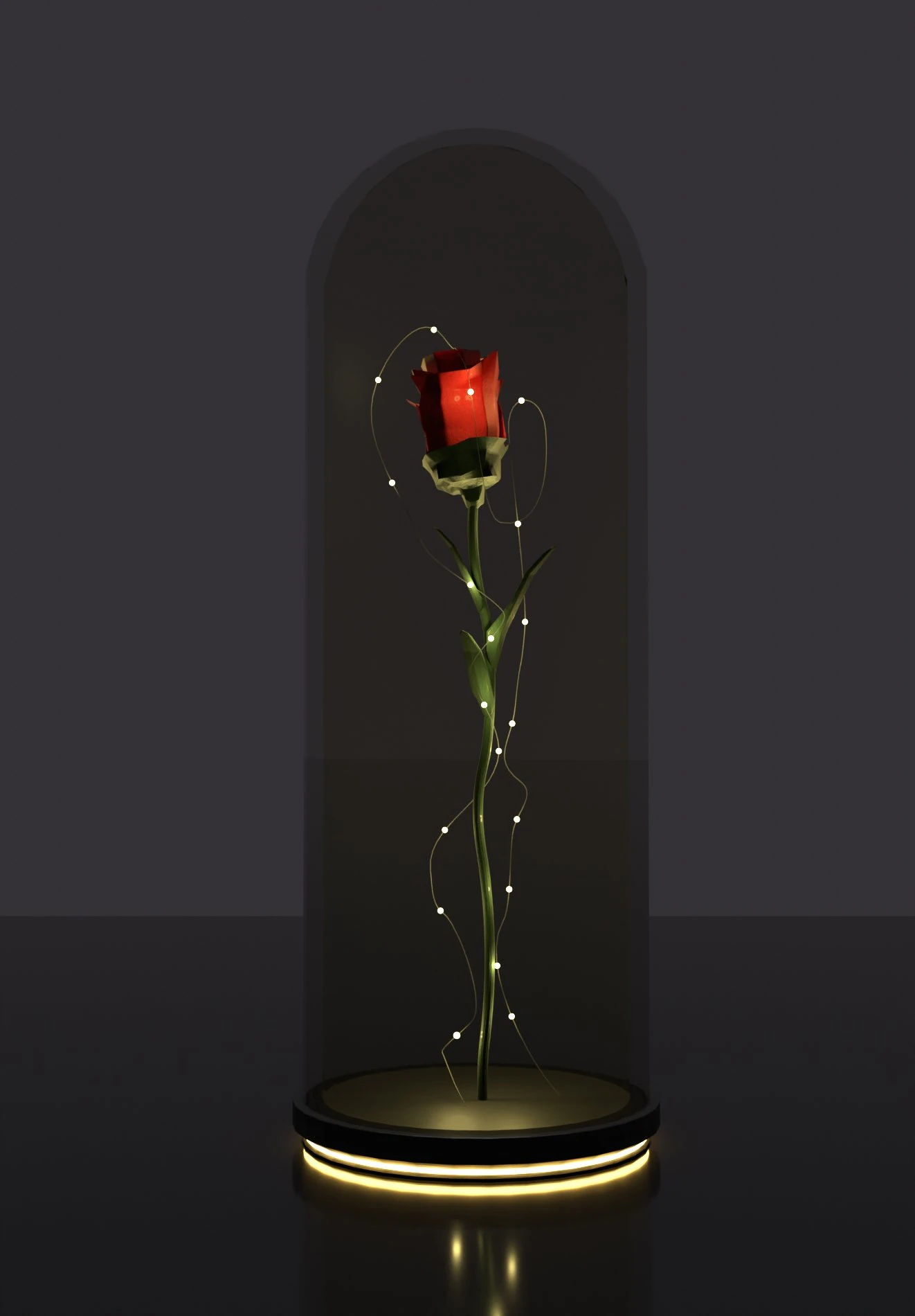 Rose 3D Model .c4d .max .obj .3ds .fbx .stl .blend 