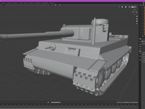 Tiger H1 Modelo 3D