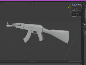 AK-47 Modelo 3D