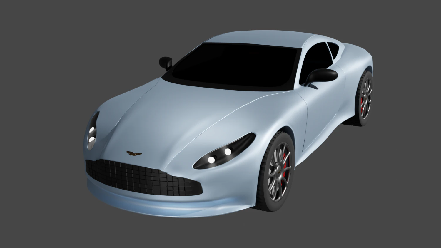 Aston martin DB11 3D Model .c4d .max .obj .3ds .fbx .stl .blend 