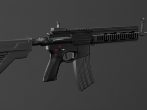 HK 416 Modelo 3D