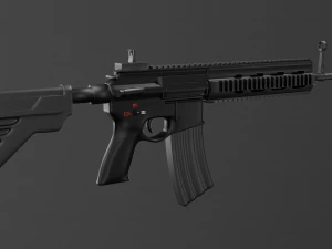 HK 416 3D Model