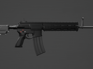 HK 416 Model 3D