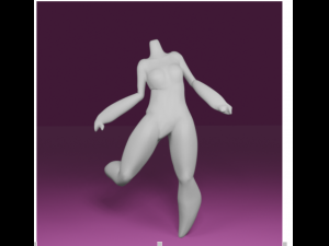 SD Character 3Dモデル