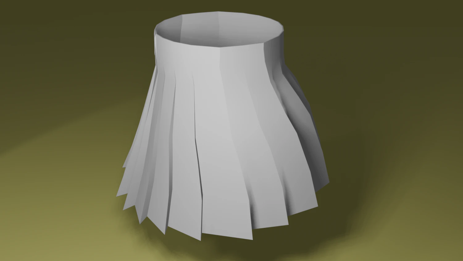 Skirt 3D Model .c4d .max .obj .3ds .fbx .stl .blend