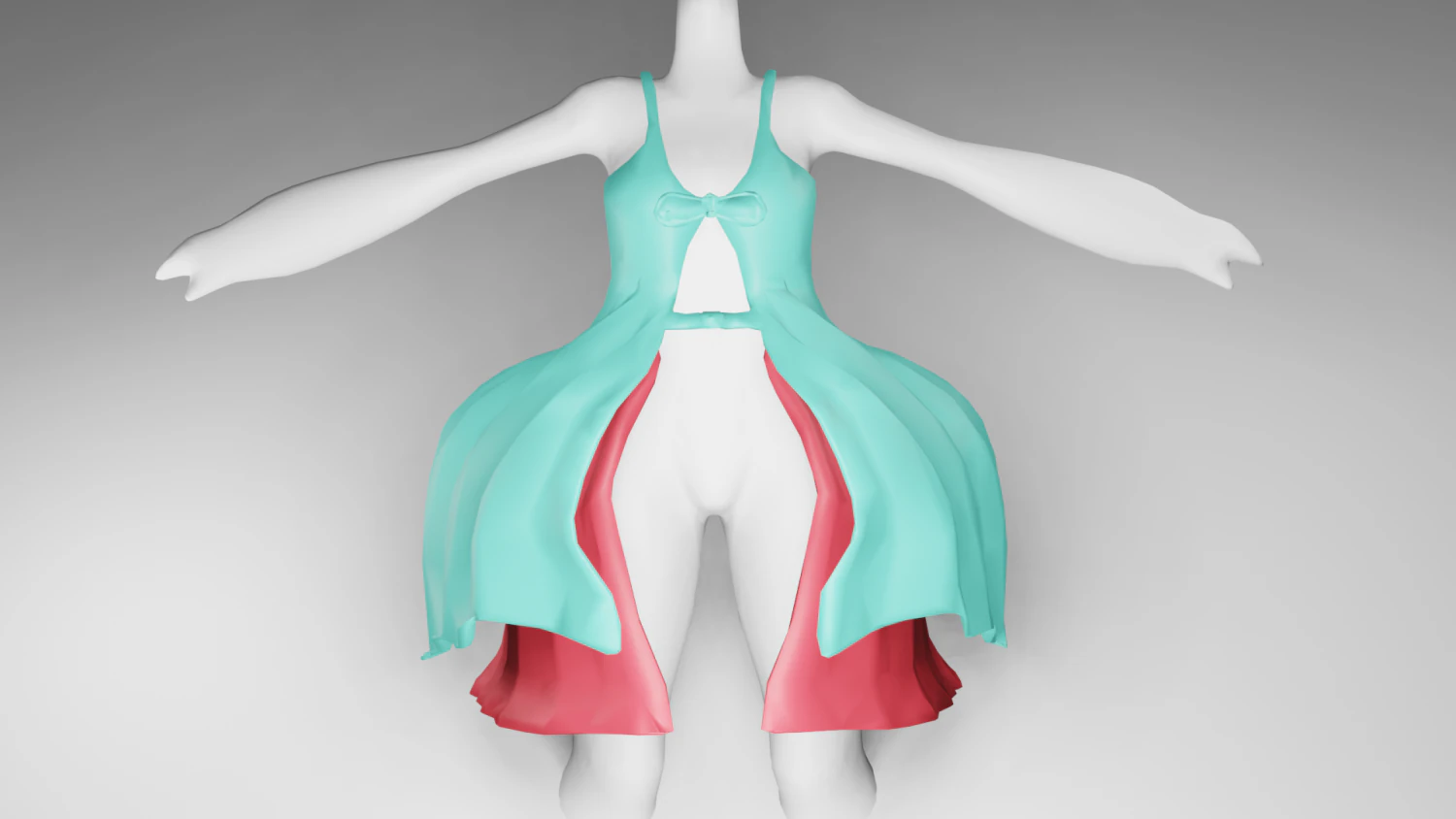 Dress 3D Model .c4d .max .obj .3ds .fbx .stl .blend