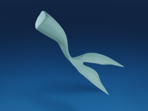 The tail of a fish 3D Model