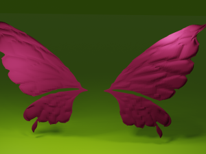 Butterfly wings 3D 모델