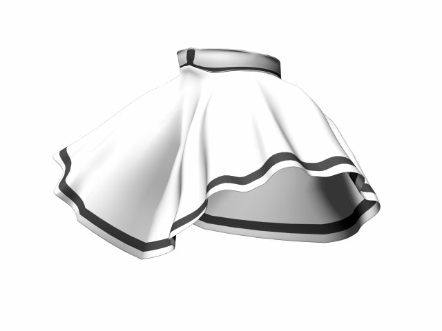 Skirt 2 3D Model in Clothing 3DExport