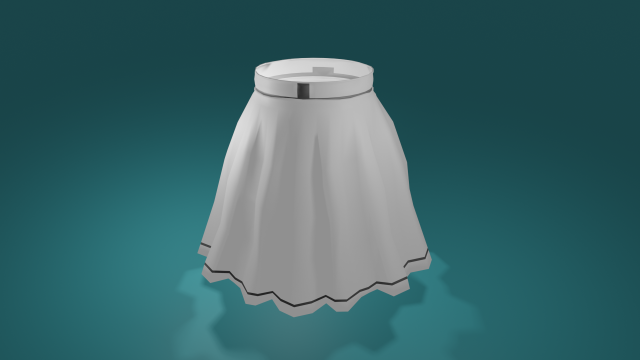 Skirt 2 Model 3D .c4d .max .obj .3ds .fbx .stl .blend