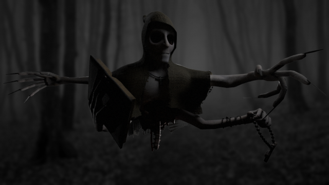 Church Ghost Modelo 3D .c4d .max .obj .3ds .fbx .stl .blend 