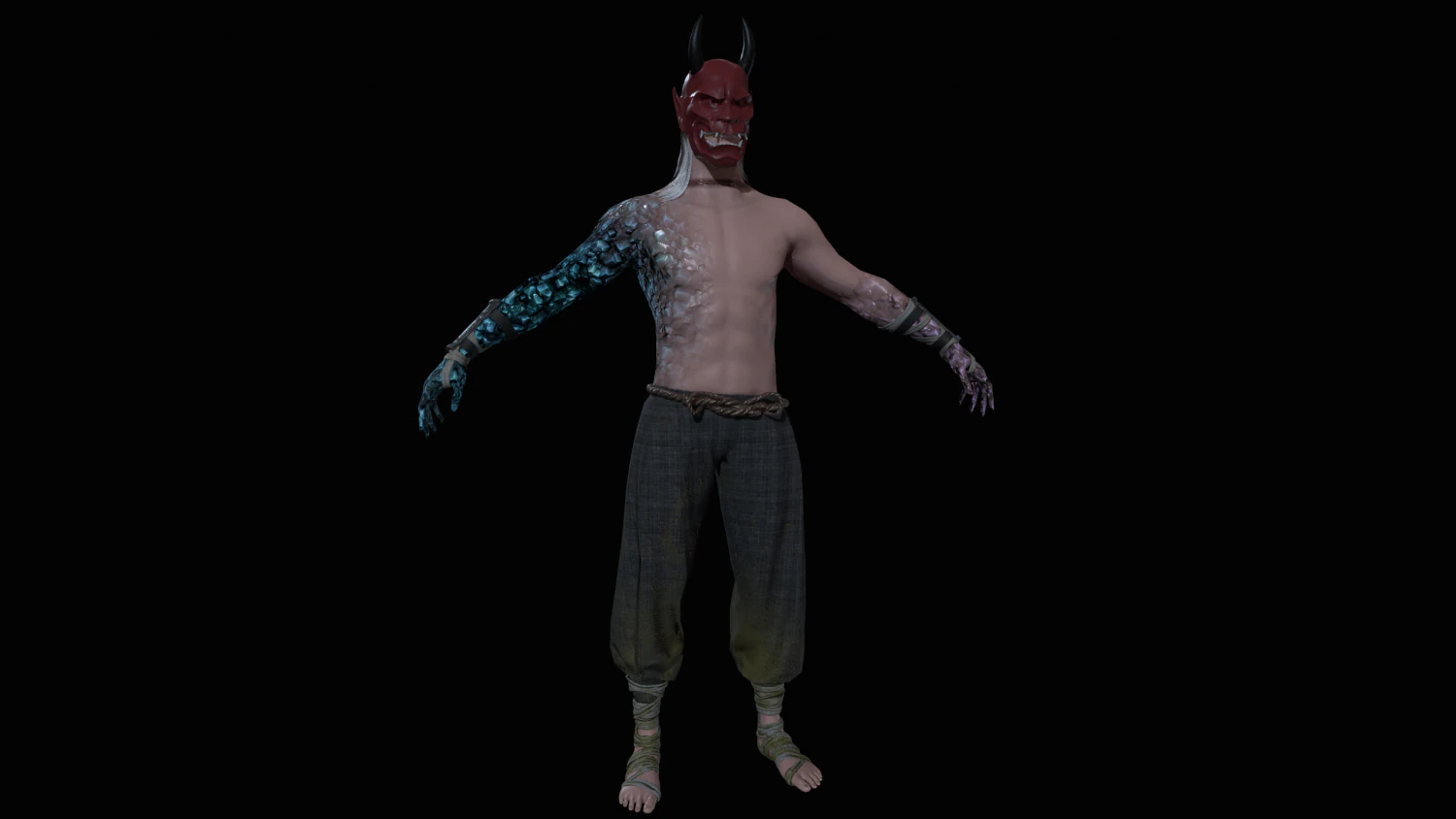 R&ocirc;nin Modèle 3D .c4d .max .obj .3ds .fbx .stl .blend 