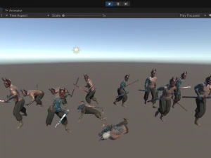 R&ocirc;nin Modèle 3D