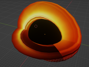 Black hole 3D Model