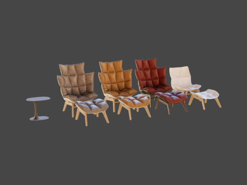 Sofa chairs 3D 模型