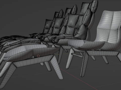 Sofa chairs 3D Модель