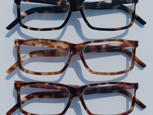 Realistic Glasses 3Dモデル