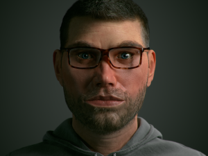 Realistic Human Portrait 3Dモデル